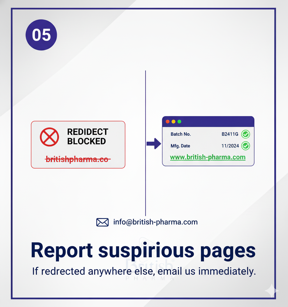 Report suspicious websites or activities